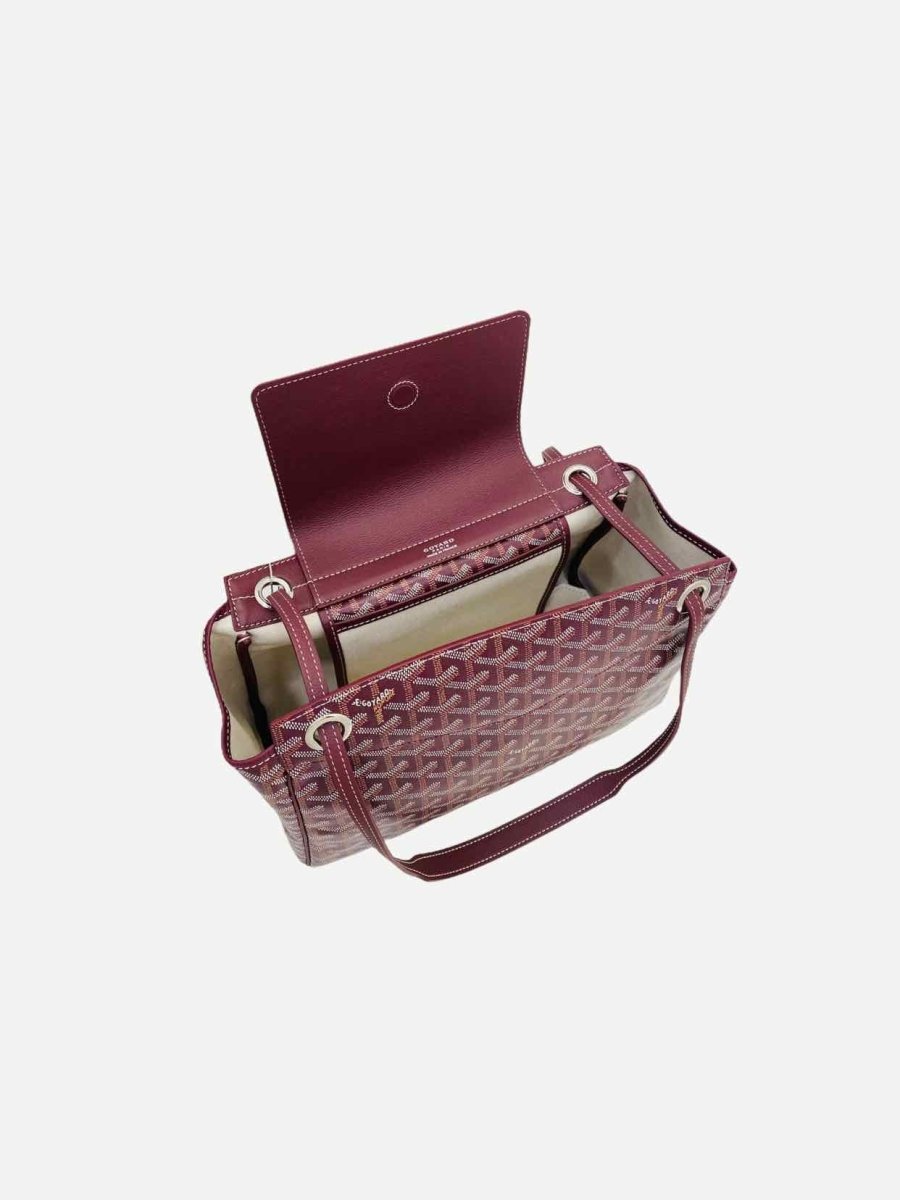 Pre - loved GOYARD Rouette Souple Burgundy Shoulder Bag at Reems Closet