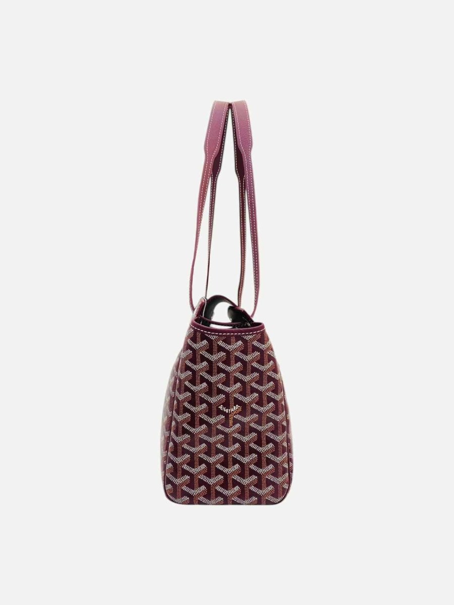 Pre - loved GOYARD Rouette Souple Burgundy Shoulder Bag at Reems Closet