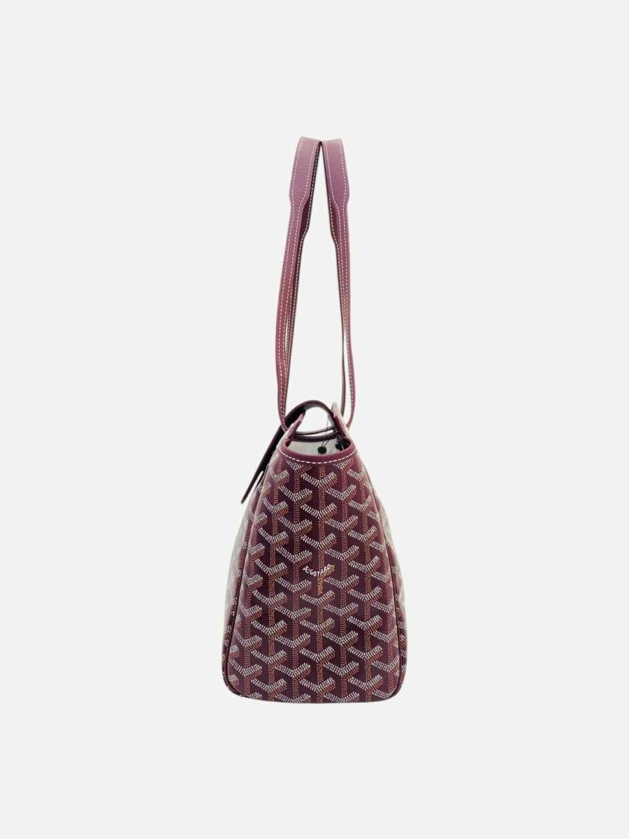 Pre - loved GOYARD Rouette Souple Burgundy Shoulder Bag at Reems Closet