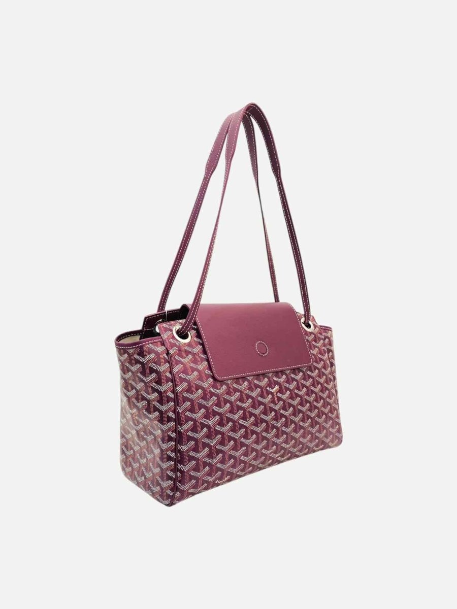 Pre - loved GOYARD Rouette Souple Burgundy Shoulder Bag at Reems Closet