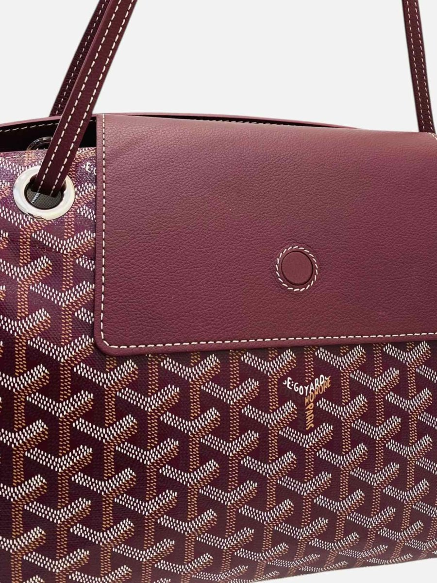 Pre - loved GOYARD Rouette Souple Burgundy Shoulder Bag at Reems Closet