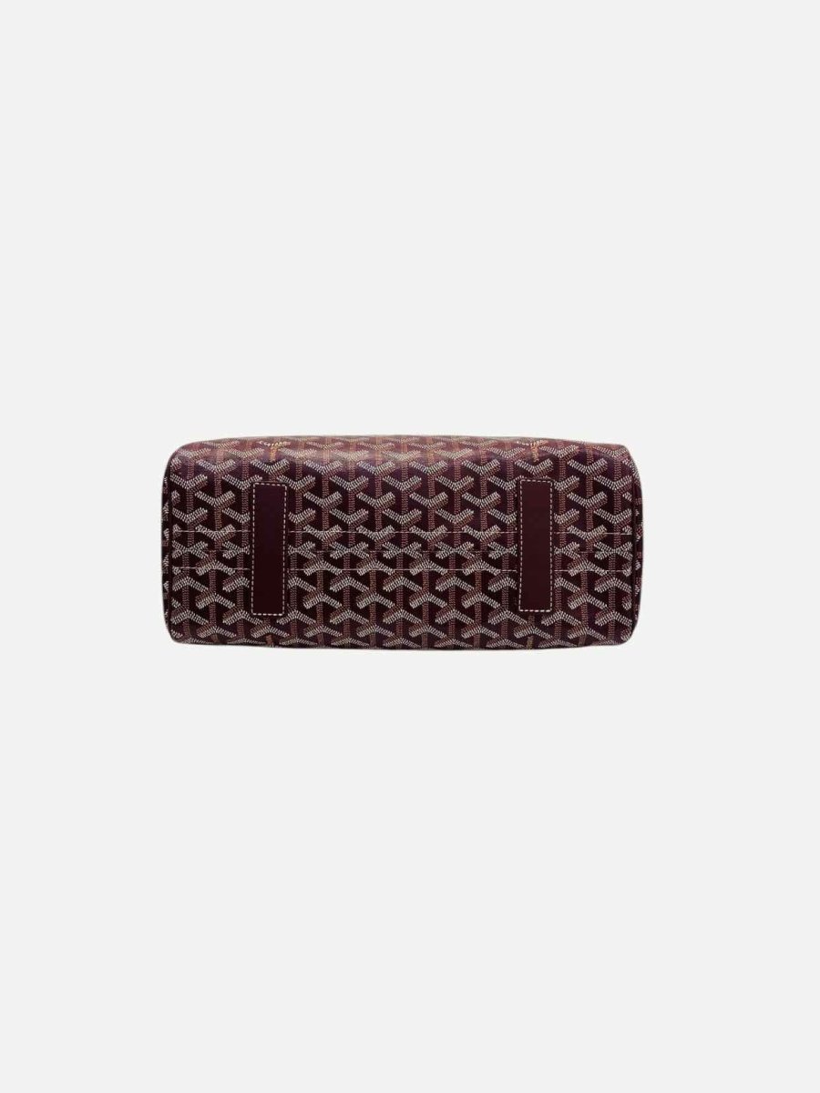 Pre - loved GOYARD Rouette Souple Burgundy Shoulder Bag at Reems Closet