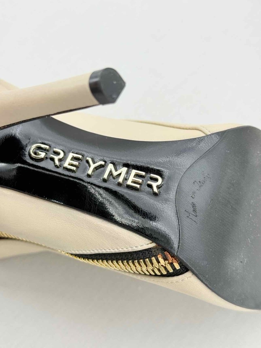 Pre - loved GREYMER Beige Size EU 37 Ankle Boots at Reems Closet