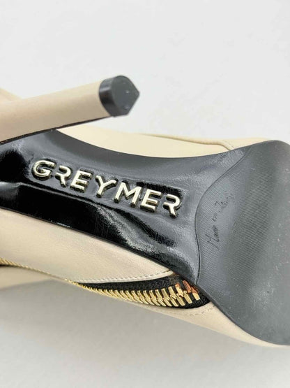 Pre - loved GREYMER Beige Size EU 37 Ankle Boots at Reems Closet