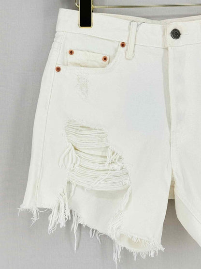 Pre - loved GRLFRND White Size 24 Shorts at Reems Closet
