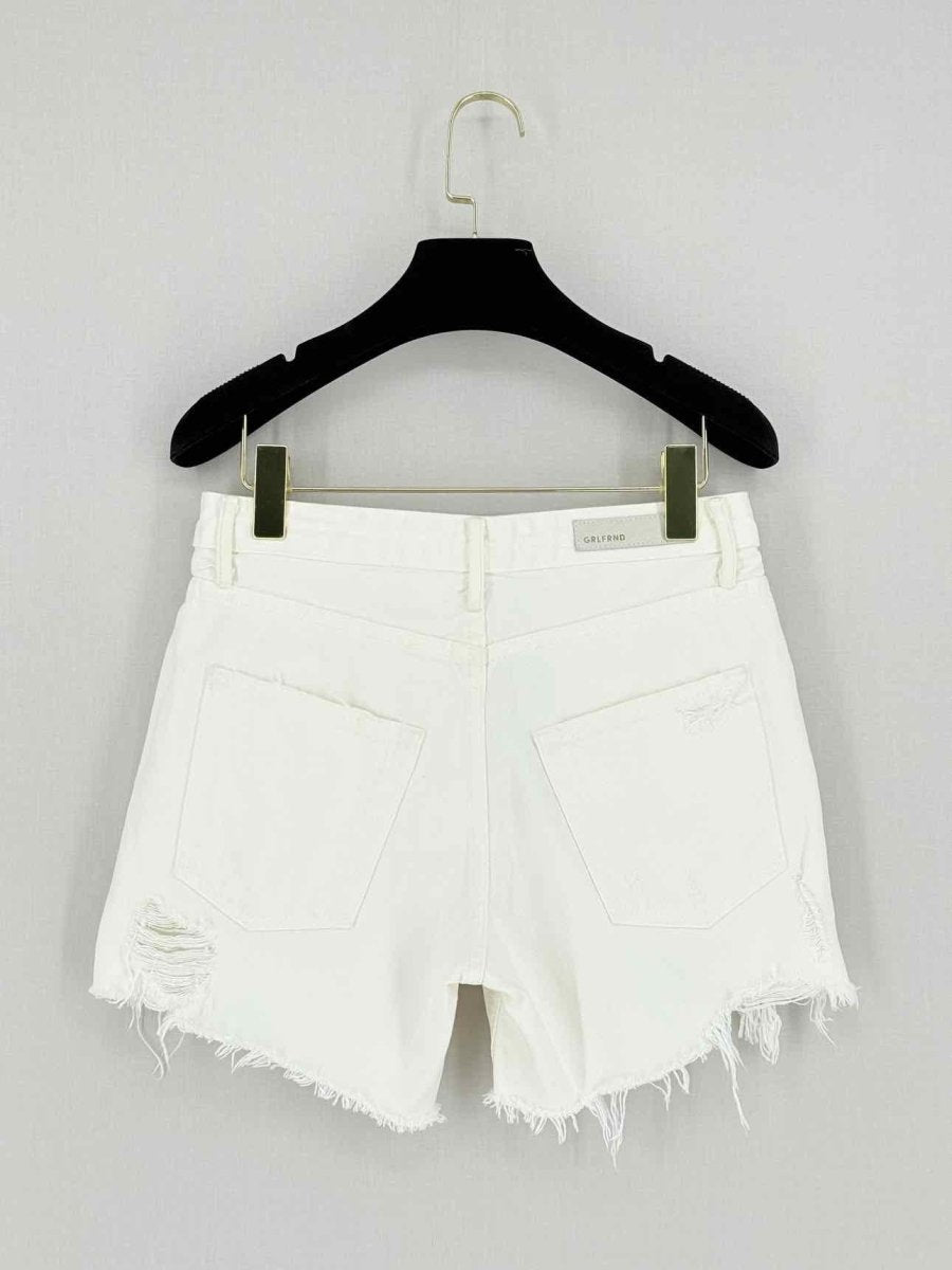 Pre - loved GRLFRND White Size 24 Shorts at Reems Closet