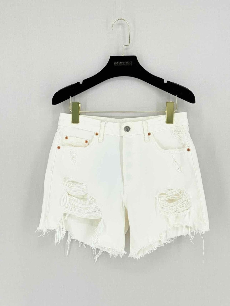 Pre - loved GRLFRND White Size 24 Shorts at Reems Closet