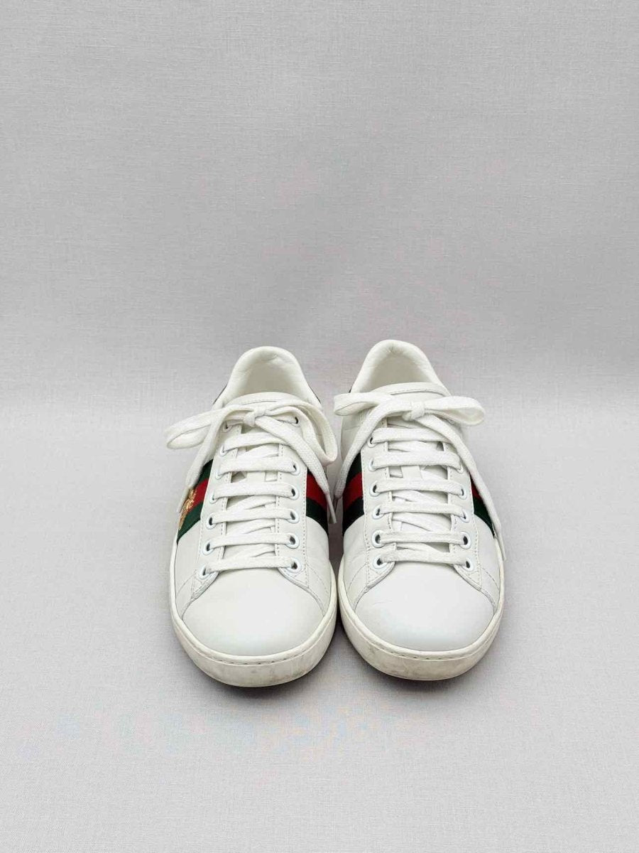 Pre-loved GUCCI Ace Bee White Multicolor Size EU 36 Sneakers at Reems Closet