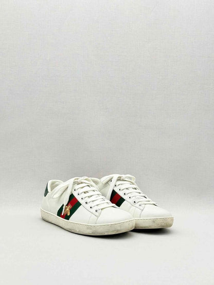 Pre-loved GUCCI Ace Bee White Multicolor Size EU 36 Sneakers at Reems Closet