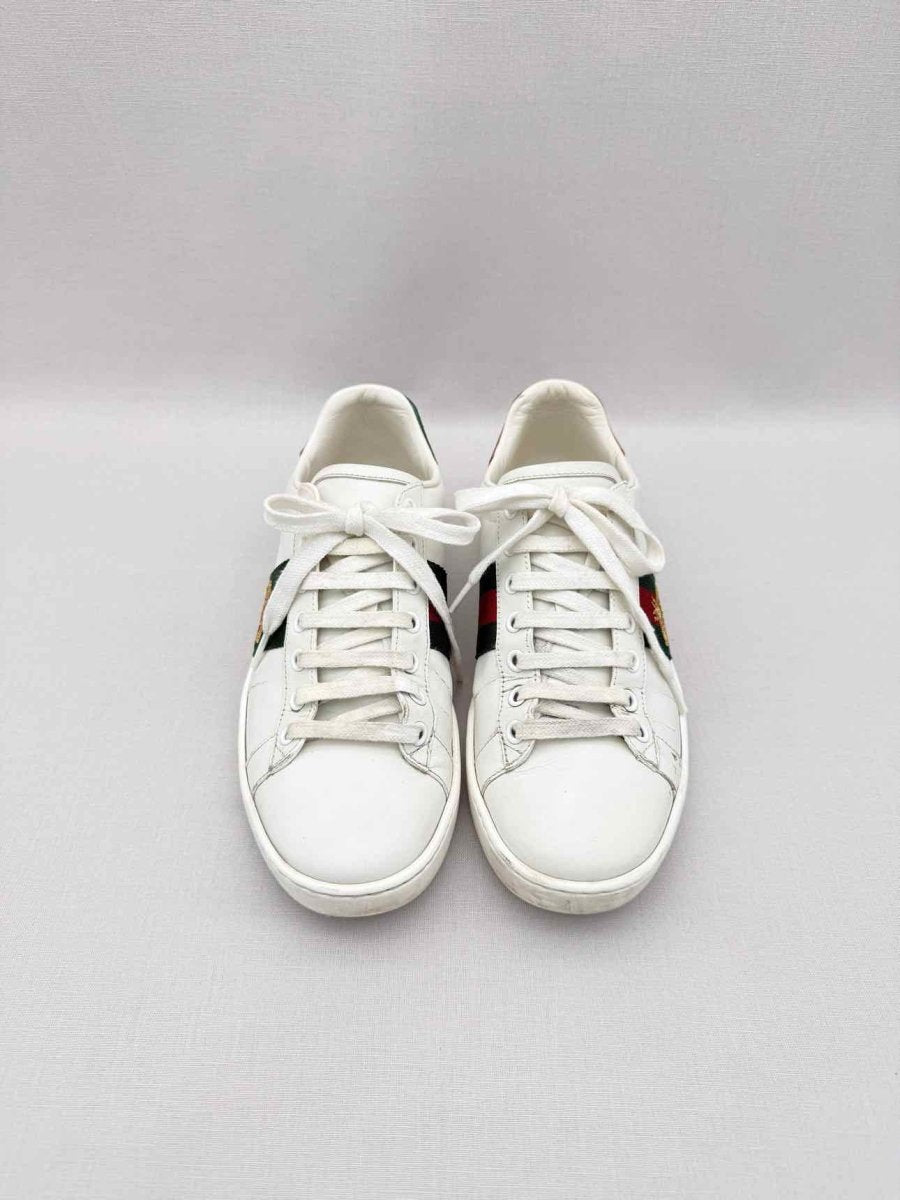 Pre-loved GUCCI Ace Bee White Size EU 38 Sneakers at Reems Closet