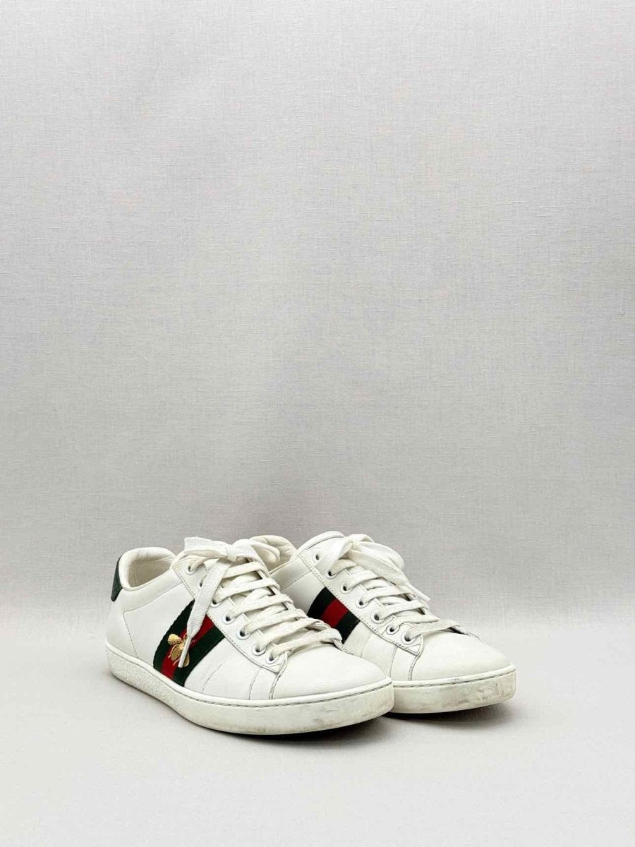 Pre-loved GUCCI Ace Bee White Size EU 38 Sneakers at Reems Closet
