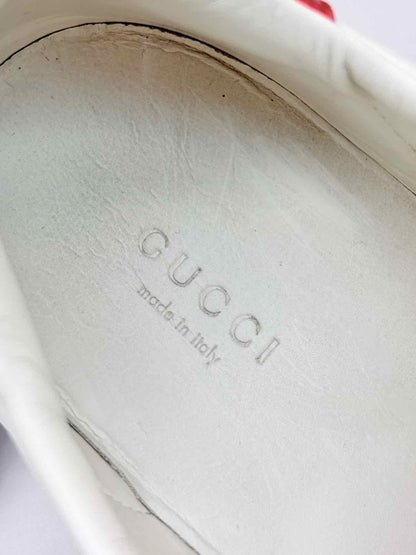 Pre-loved GUCCI Ace Bee White Size EU 38 Sneakers at Reems Closet