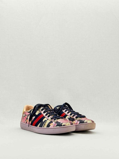 Pre - loved GUCCI Ace Multicolor Size EU 38.5 Sneakers at Reems Closet