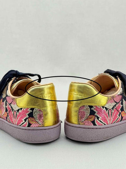 Pre - loved GUCCI Ace Multicolor Size EU 38.5 Sneakers at Reems Closet