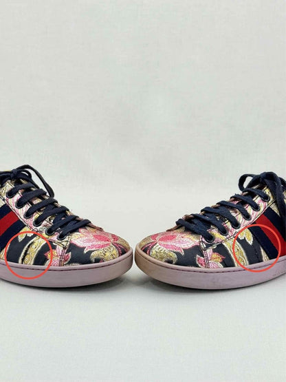 Pre - loved GUCCI Ace Multicolor Size EU 38.5 Sneakers at Reems Closet