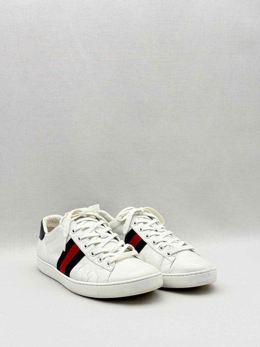 Pre-loved GUCCI Ace White Size EU 38.5 Sneakers at Reems Closet
