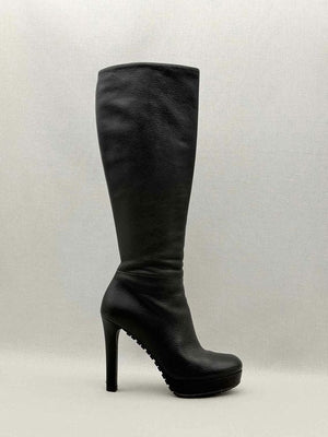 Pre-loved GUCCI Anouk Black Size EU 37 Knee High Boots at Reems Closet