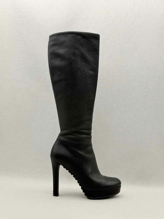 Pre-loved GUCCI Anouk Black Size EU 37 Knee High Boots at Reems Closet