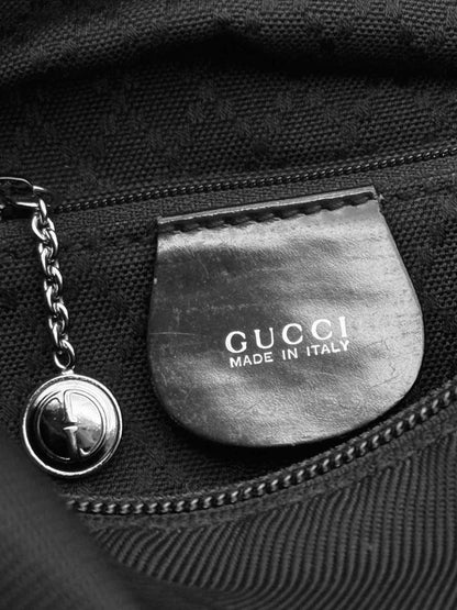Pre-loved GUCCI Bamboo Black Top Handle at Reems Closet