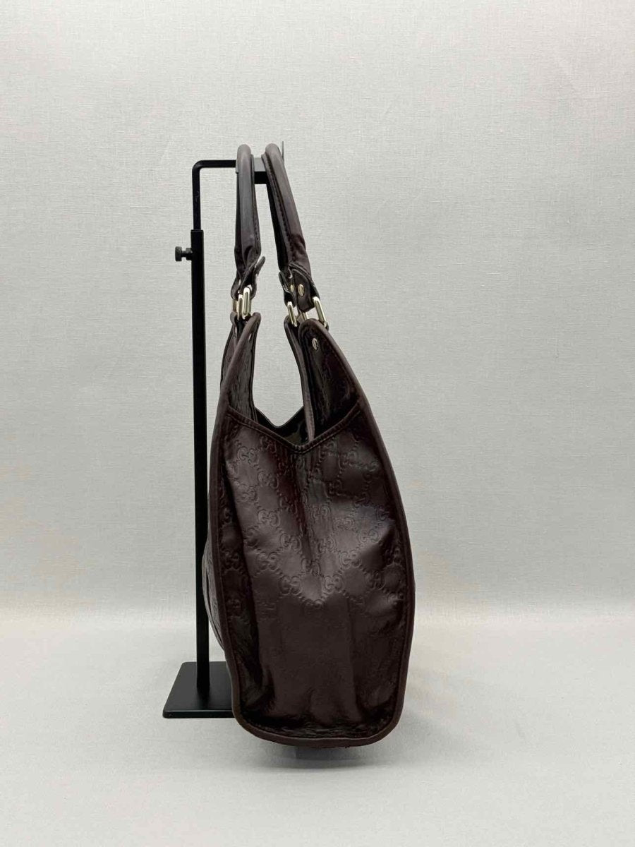Pre-loved GUCCI Bardot Joy Brown Guccissima Hobo bag at Reems Closet