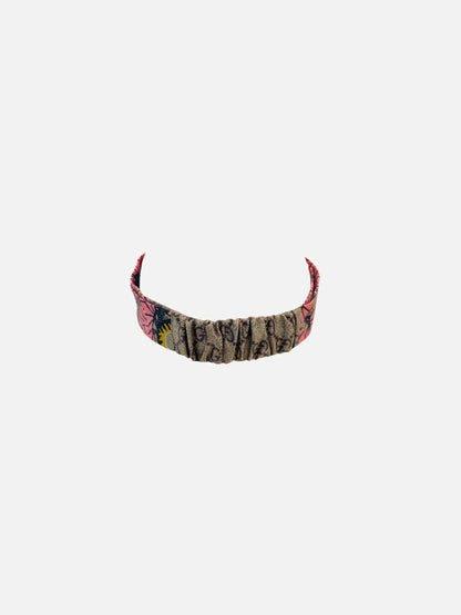 Pre - loved GUCCI Bengal Tiger Print Brown Multicolor GG Headband at Reems Closet