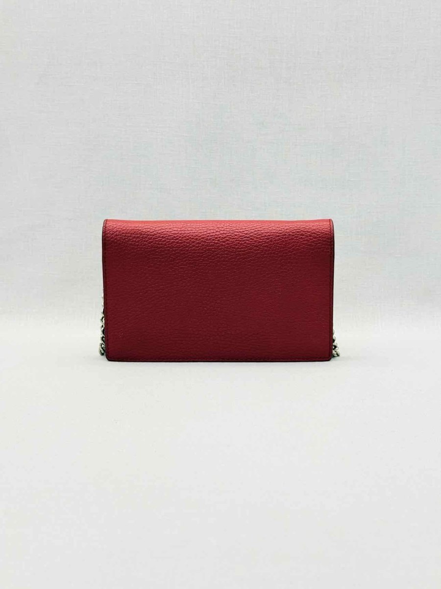 Pre-loved GUCCI Betty Wallet On Chain Red Crossbody at Reems Closet