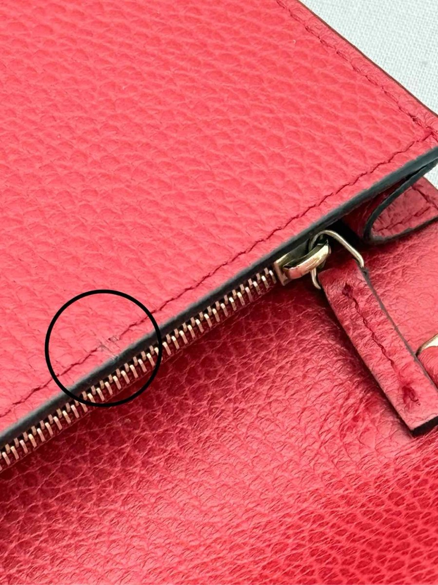 Pre-loved GUCCI Betty Wallet On Chain Red Crossbody at Reems Closet