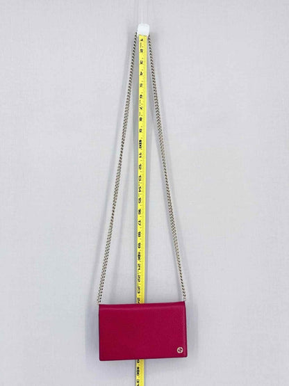 Pre-loved GUCCI Betty Wallet On Chain Red Crossbody at Reems Closet
