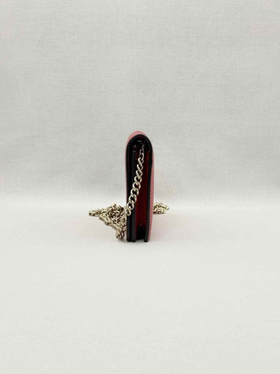 Pre-loved GUCCI Betty Wallet On Chain Red Crossbody at Reems Closet