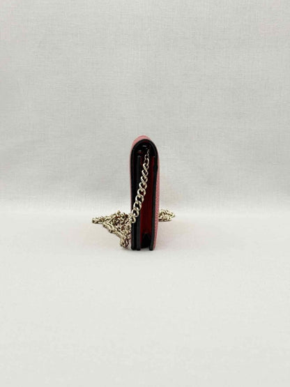 Pre-loved GUCCI Betty Wallet On Chain Red Crossbody at Reems Closet