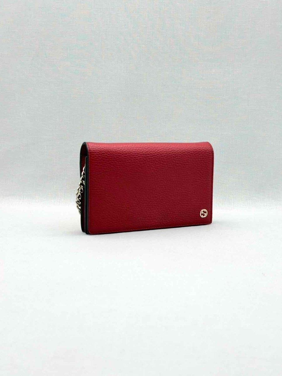 Pre-loved GUCCI Betty Wallet On Chain Red Crossbody at Reems Closet