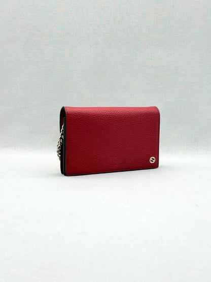 Pre-loved GUCCI Betty Wallet On Chain Red Crossbody at Reems Closet