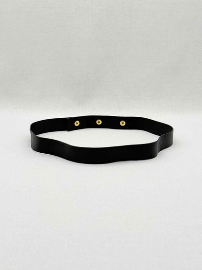Pre - loved GUCCI Black Belt at Reems Closet