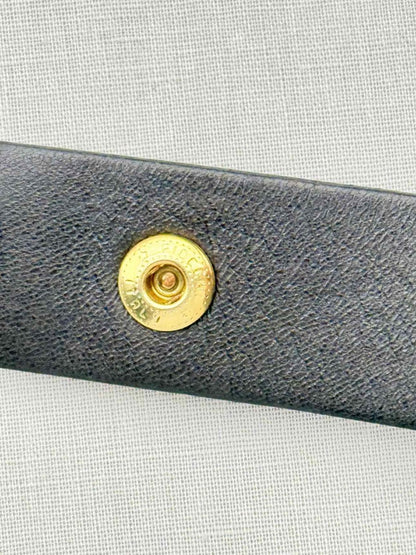 Pre - loved GUCCI Black Belt at Reems Closet