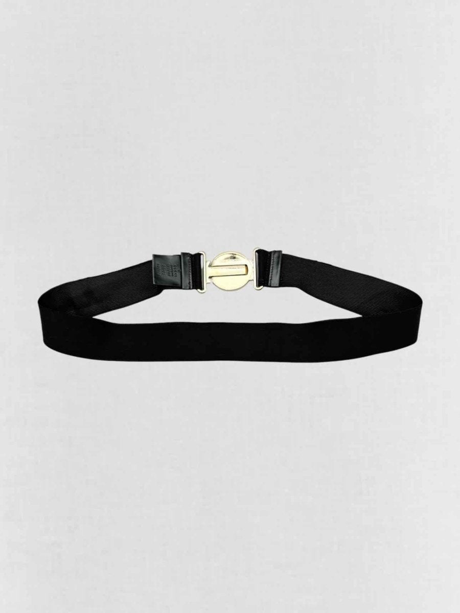Pre - loved GUCCI Black Belt at Reems Closet