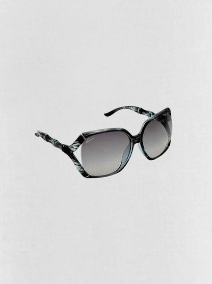 Pre - loved GUCCI Black & Blue Sunglasses at Reems Closet