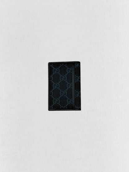 Pre - loved GUCCI Black Card Holder at Reems Closet