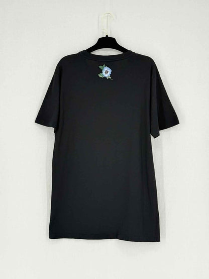 Pre - loved GUCCI Black Logo Print Size XSmall T-shirt at Reems Closet