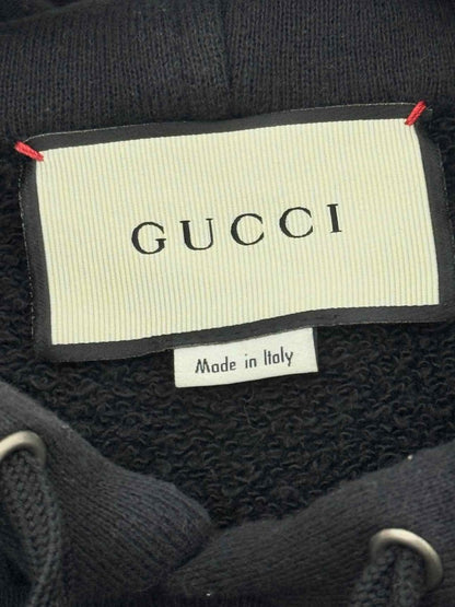 Pre - loved GUCCI Black Logo Size US 2 Sweatshirt at Reems Closet