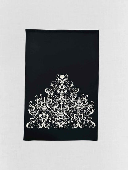 Pre - loved GUCCI Black Multicolor Printed Scarf at Reems Closet