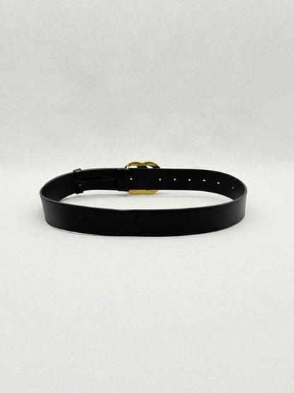 Pre - loved GUCCI Black Pearl Belt at Reems Closet