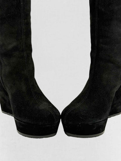 Pre - loved GUCCI Black Size EU 38.5 Knee High Boots at Reems Closet