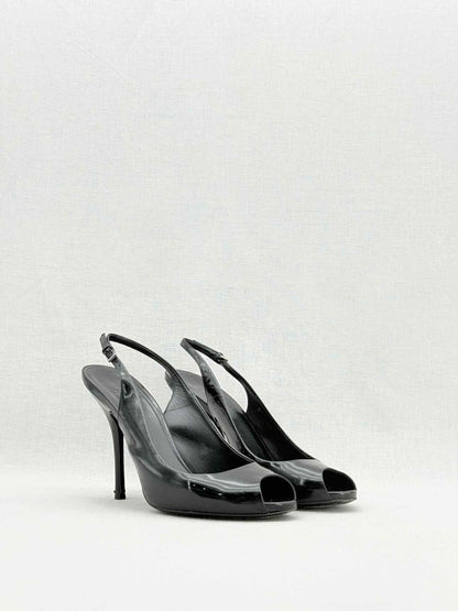 Pre - loved GUCCI Black Size EU 38.5 Slingbacks at Reems Closet