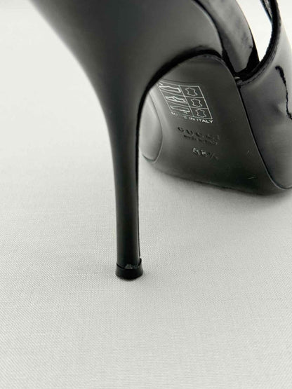Pre - loved GUCCI Black Size EU 38.5 Slingbacks at Reems Closet
