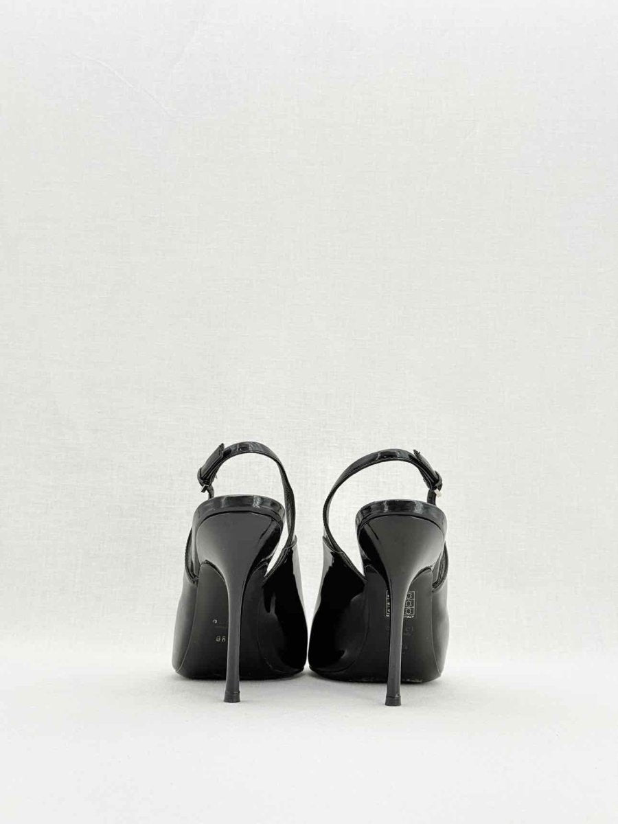 Pre - loved GUCCI Black Size EU 38.5 Slingbacks at Reems Closet