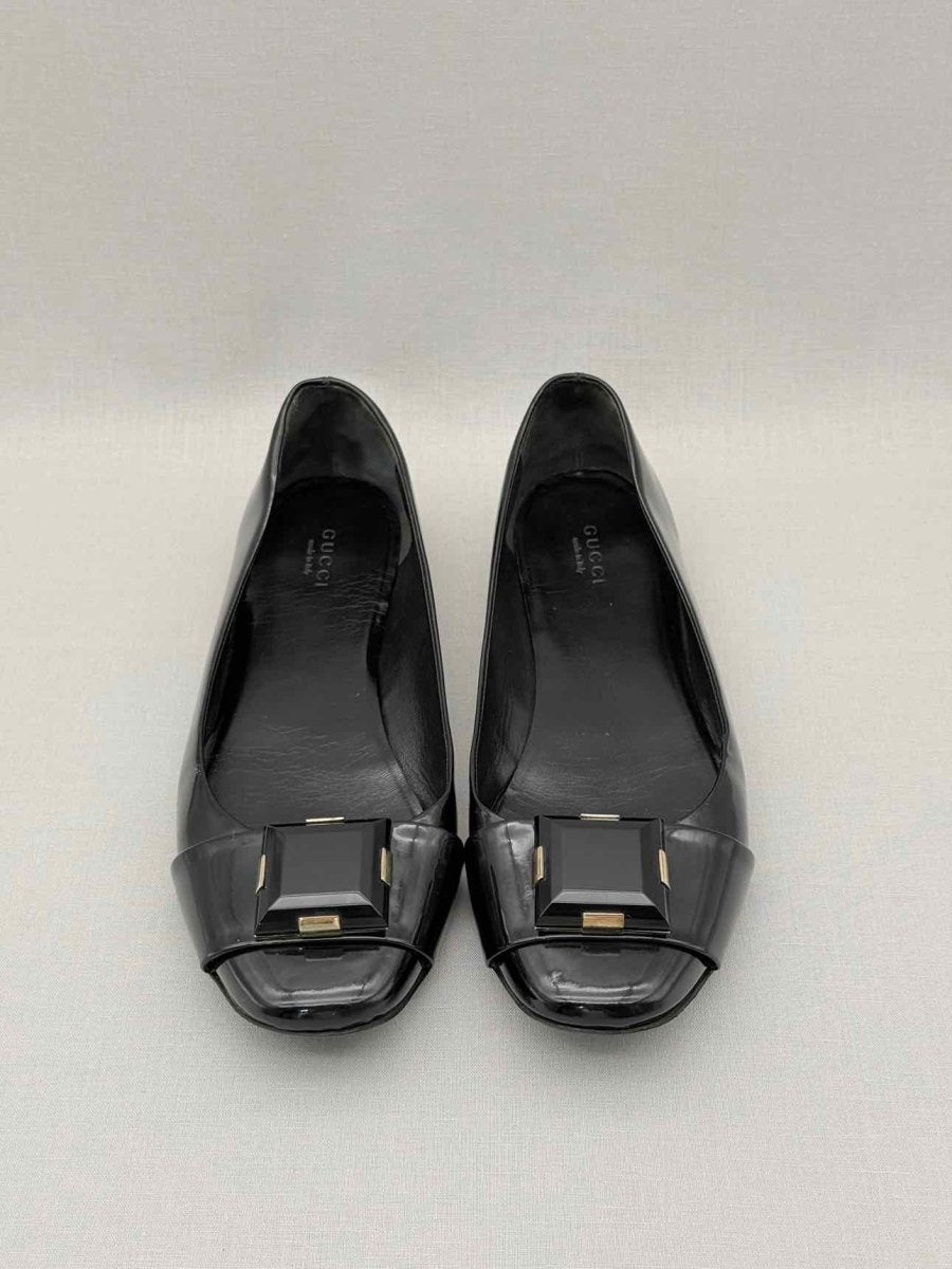 Pre-loved GUCCI Black Size EU 40.5 Ballet Flats at Reems Closet