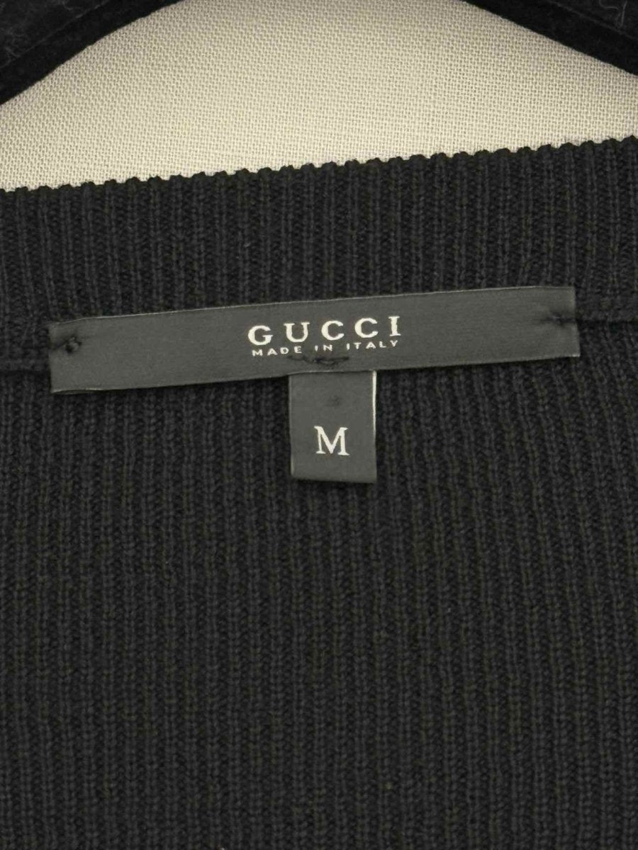 Pre-loved GUCCI Black Size Medium Cardigan at Reems Closet