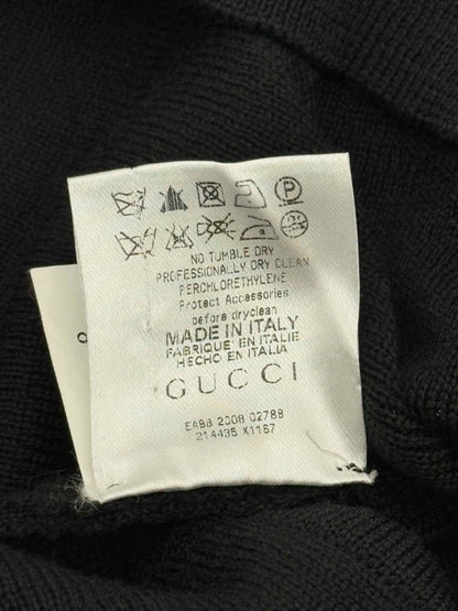 Pre-loved GUCCI Black Size Medium Cardigan at Reems Closet