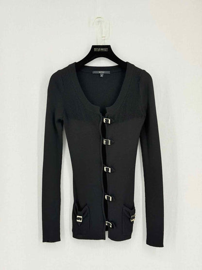Pre-loved GUCCI Black Size Medium Cardigan at Reems Closet