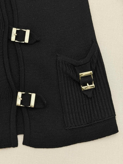 Pre-loved GUCCI Black Size Medium Cardigan at Reems Closet